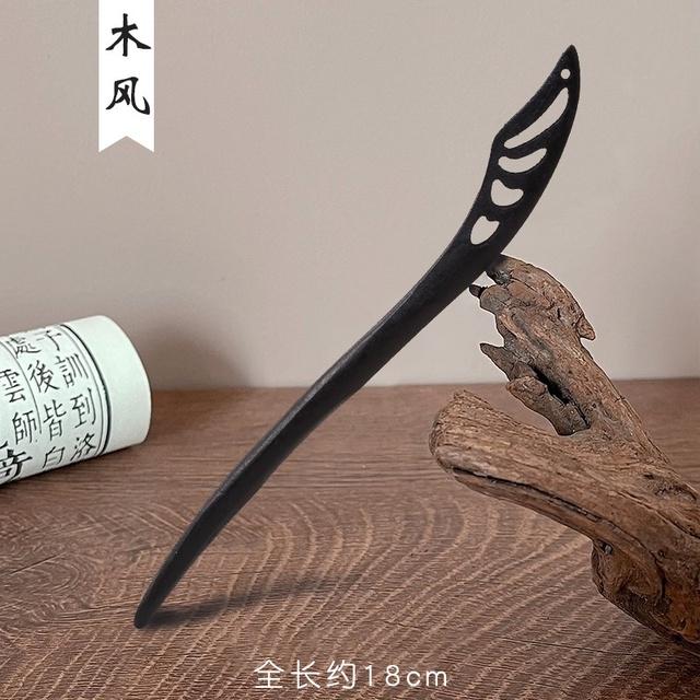 AISHG Retro Hair Clips Pins Women Wood Hair Sticks Natural Chopstick Shaped Hairpin Classic Ethnic Girl Hair Accessories Jewelry