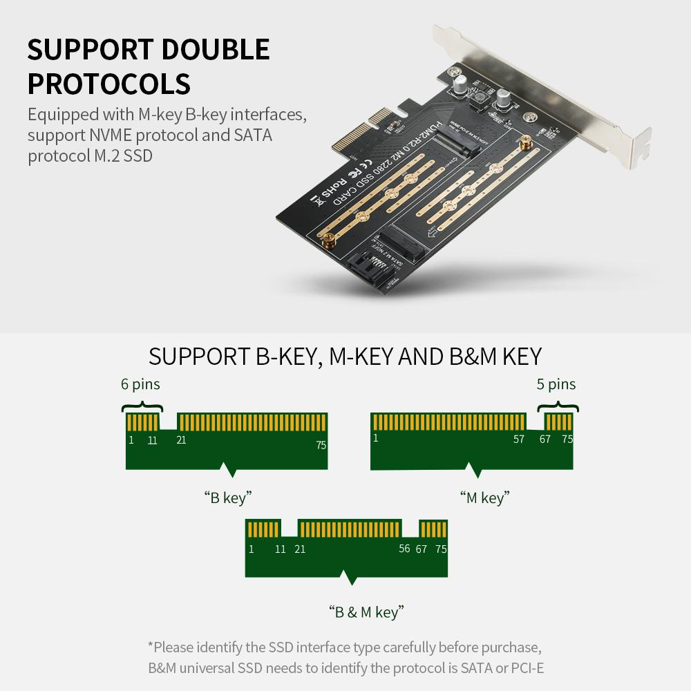 Scheda Adattatore PCIe A 4 Porte U.2 NVMe Per SSD – Supporta Biforcazione X4x4x4x4