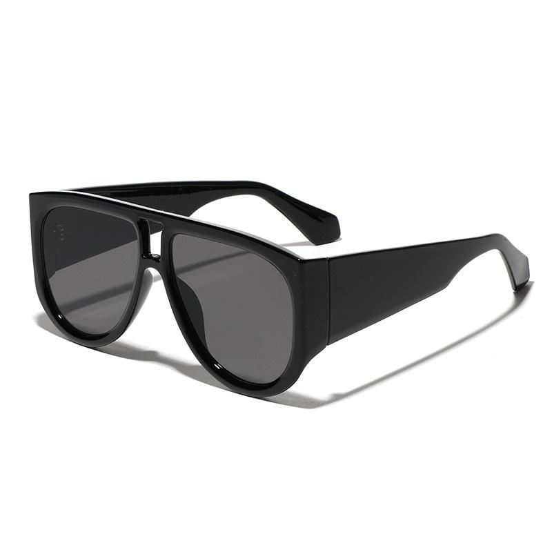 Briller Trendy solbriller, Briller med stor innfatning, Unisex trendy solbriller