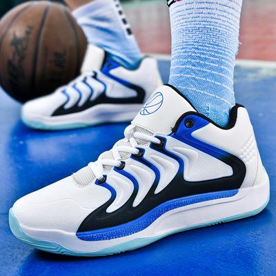 Fashion Men's Basketball Shoes Cushioned Breathable Sneakers Train Athletes Gym Sport Shoes Casual Lace Up Footwear Lightweight Sneakers