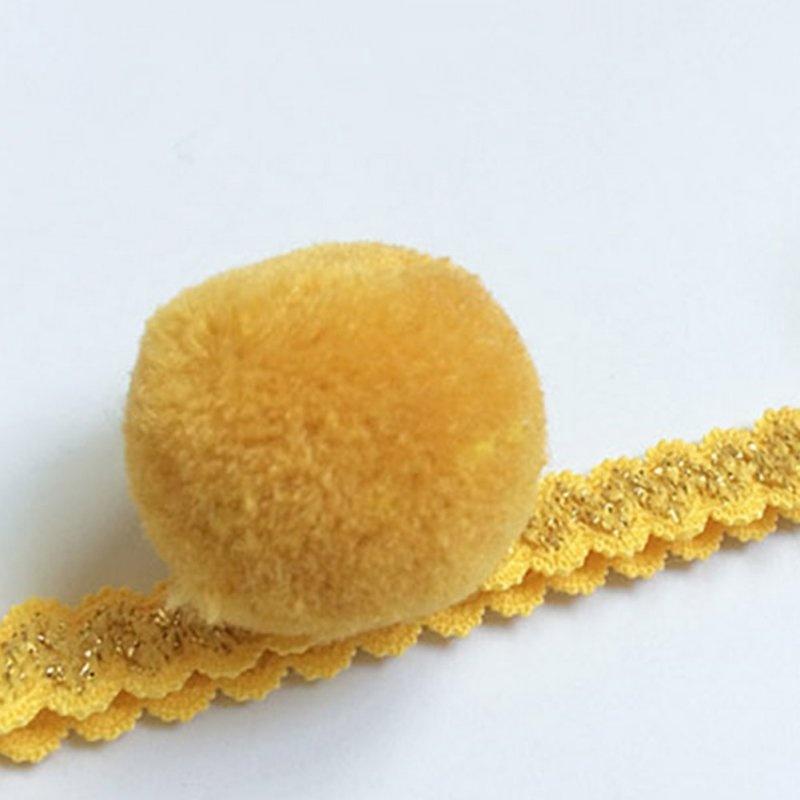 Girls Baby Headband Toddler Lace Hairball Hair Band
