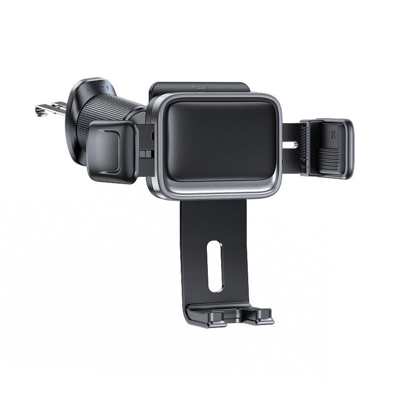 Universal Car Phone Holder Vent Mount 360 Rotation Gravity Grip Anti-Slip Smartphone Stand Black