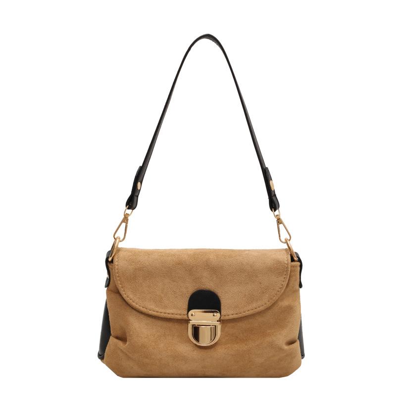 

Преміальний сенс, проста матова маленька квадратна сумка, модна текстура, новинка осені та зими 2024, модний іноземний стиль, одне плече, косий розмах хакі