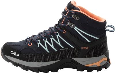 CMP Rigel Mid Waterproof Women Trekking Shoes B.blue/giada/peach