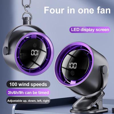 Compact USB Desktop and Clip Fan for Home & Office