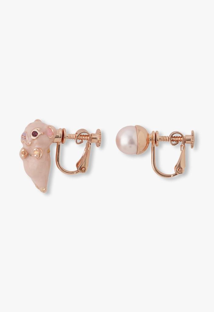 Mini Pig Motif Earrings SAME1493 XP [Anna Sui]
