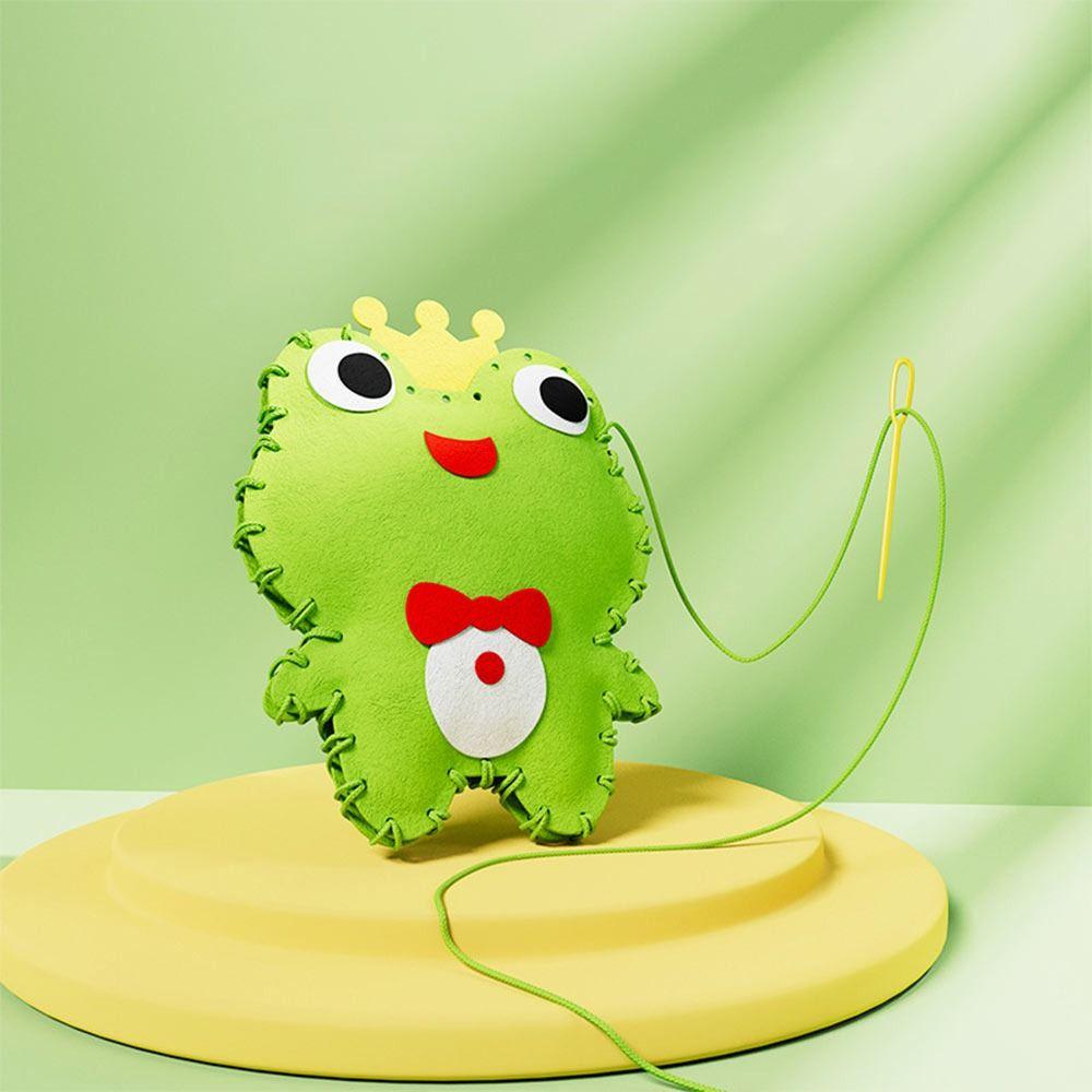 Hand-eye Coordination Cartoon Animal Doll Multicolor Doll Sewing Material Kit DIY Sewing Toy  Toy