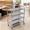Utility Cart with Casters Commercial Grade for Hot-Pot Dining Environments