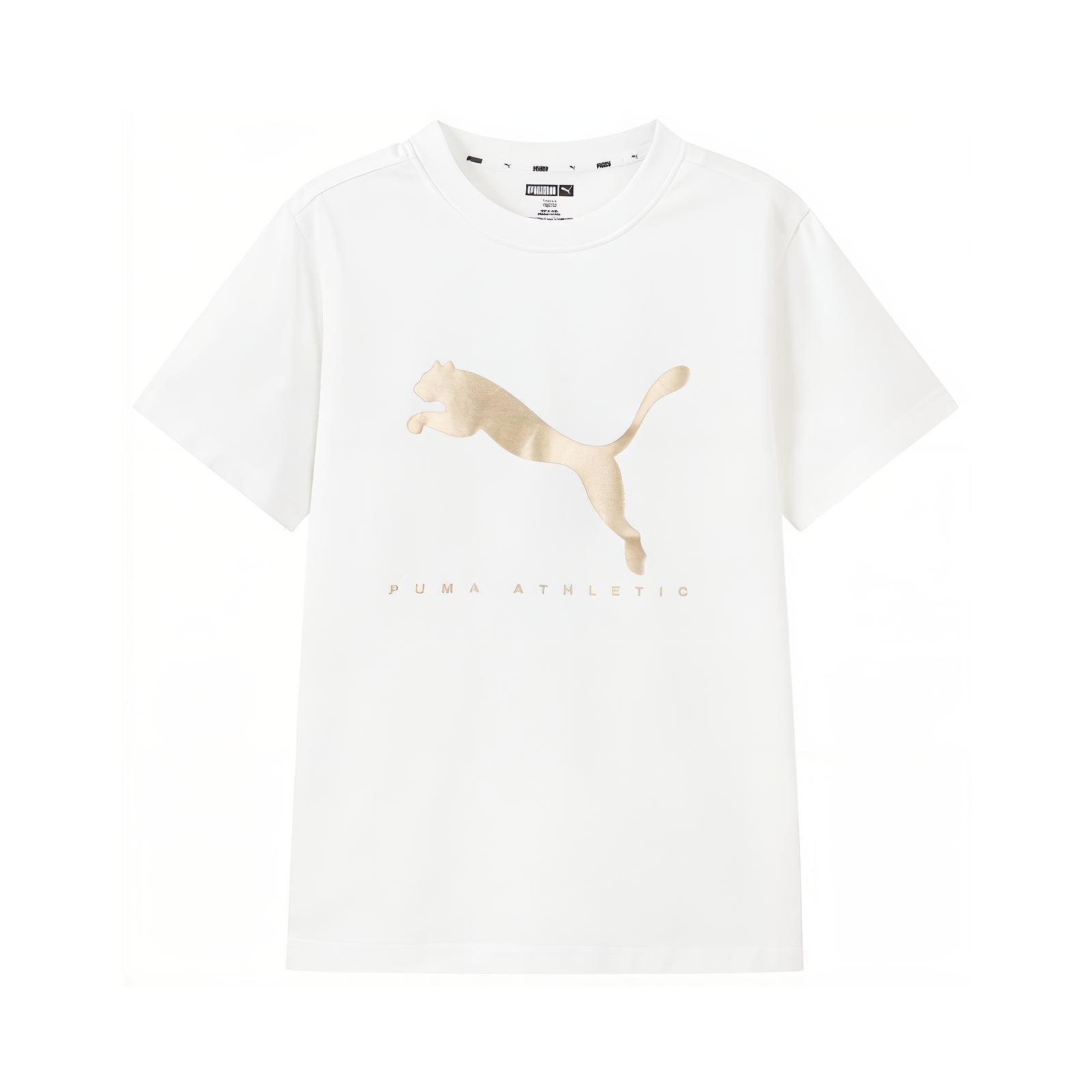 PUMA AthleticSportstyle T Shirt Raw White 353225117204-10101 160