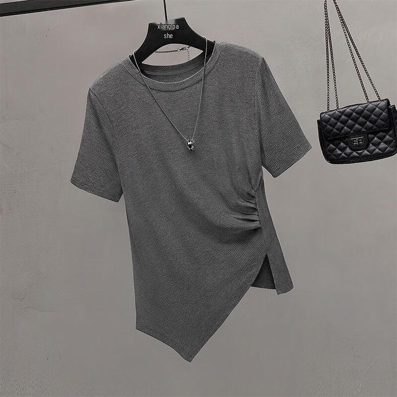 Women's Retro Short Sleeve T-shirt & Wide-Leg Pants Set