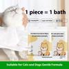 Kjæledyr leave-in hansker katt hund bad kjæledyrservietter badefrie hansker rengjøring renseri deodoriserende kjæledyrrekvisitter