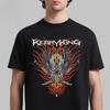 Kerry King Thrash Metal Grafik T-Shirt Dämonenschädel Samurai-Schwerter Heavy Metal Streetwear Lässig Unisex