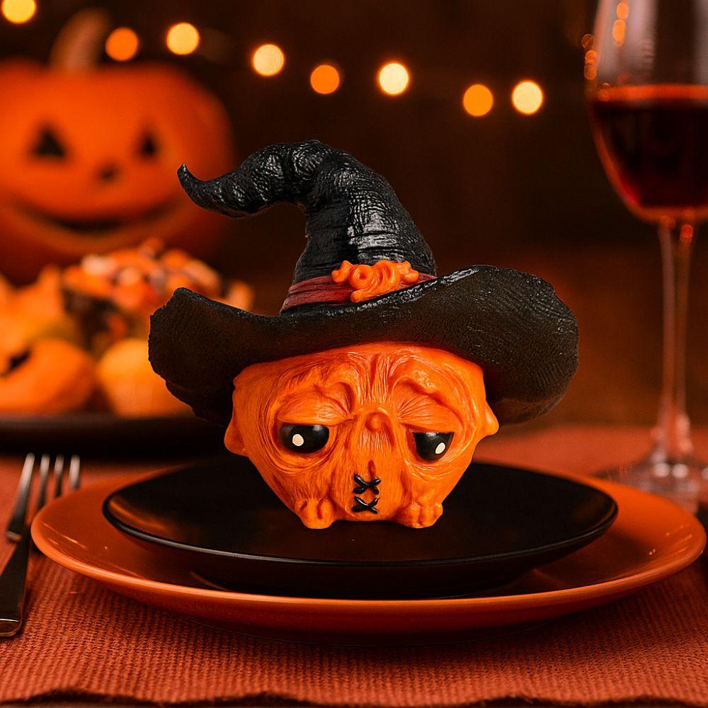 Funny Ghost Pumpkin Decoration Cartoon Resin Pumpkin Crafts  Festival Atmosphere