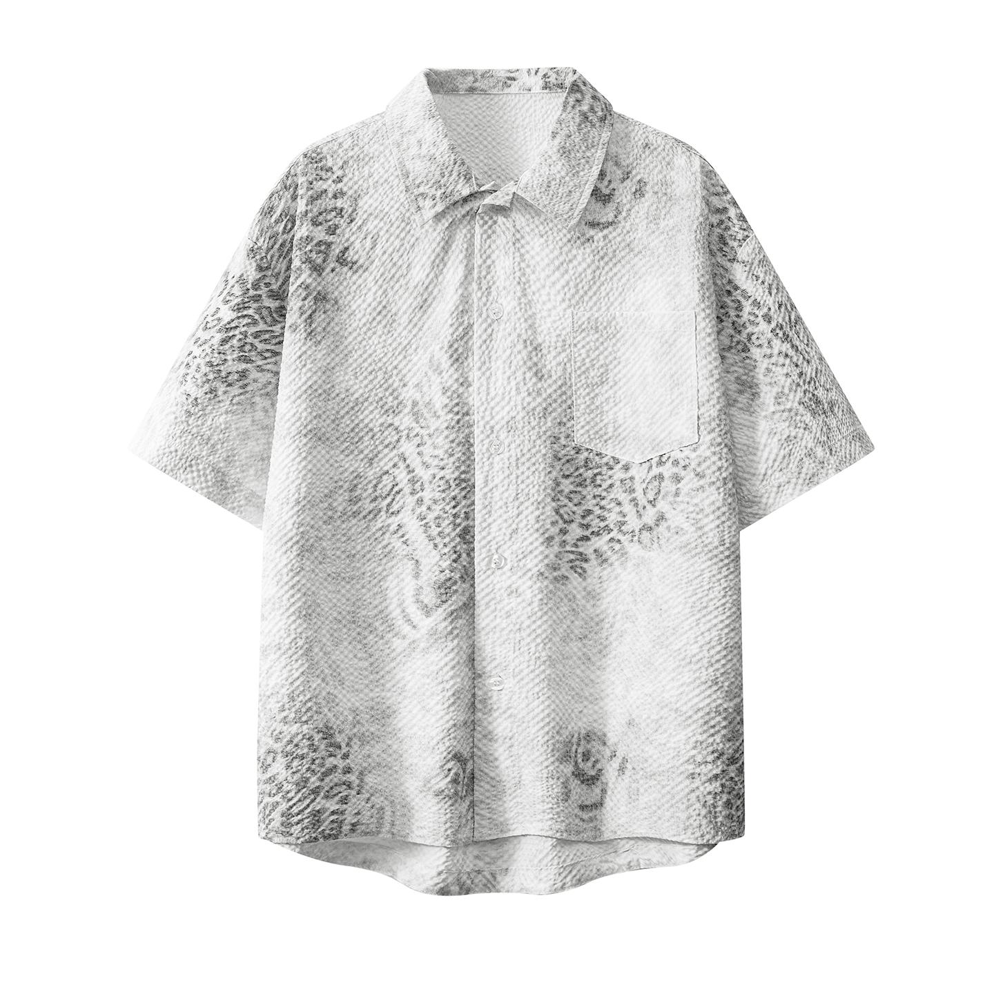 Men s Summer Short Sleeved Shirt, Summer Loose T-shirt, Men s T-shirt, Ice Silk T-shirt 3XL