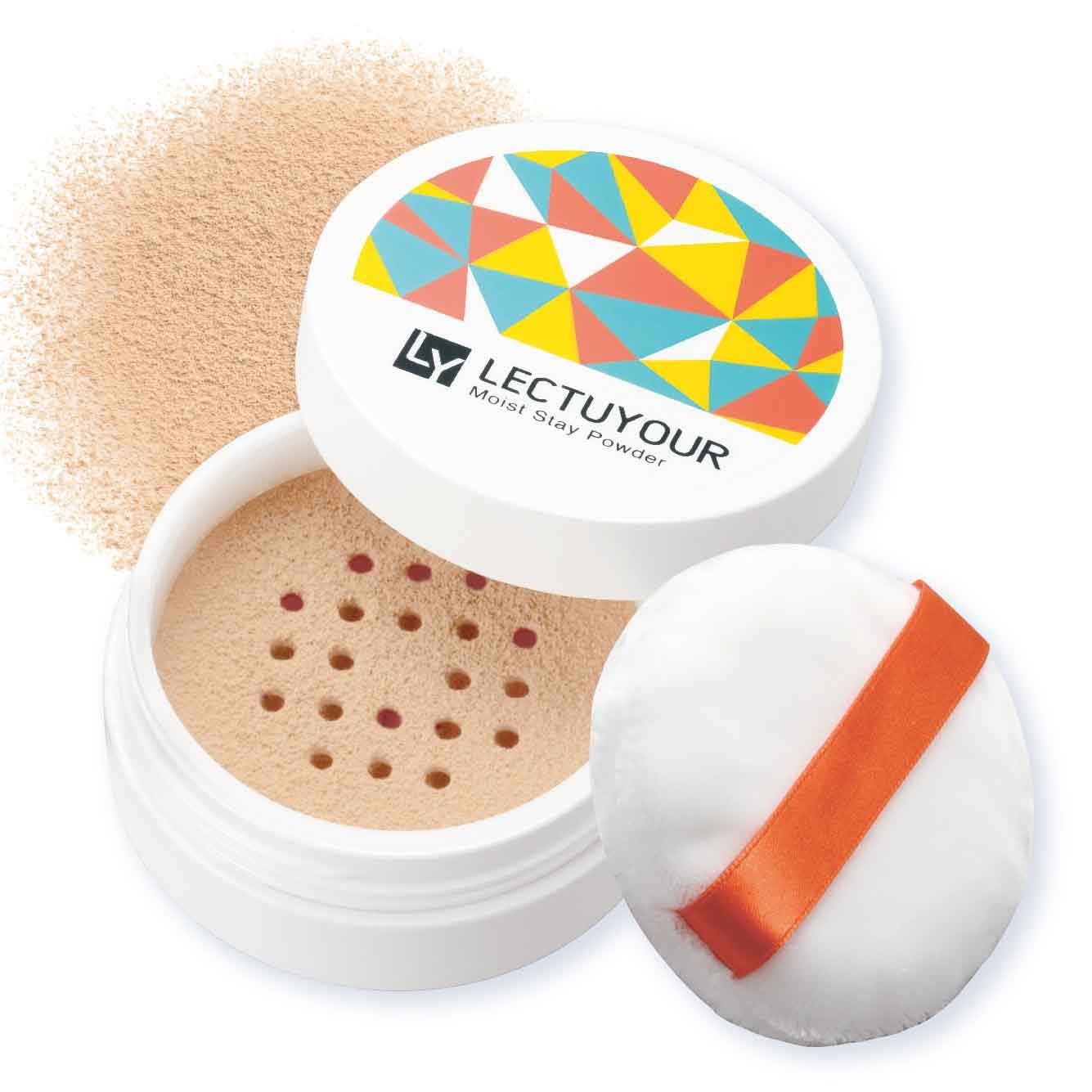 

Lecture Moist Stay Powder with Premium Puff [Made in Japan] Face Powder, Natural Color, Soft Focus Effect, Fine Powder, Moisturizing, Long-lasting,