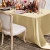 Satin Table Cover Rectangle Silky Soft Table Cloth, Satin Dining Tablecloths for Wedding Banquet Table Decoration, Dining Room