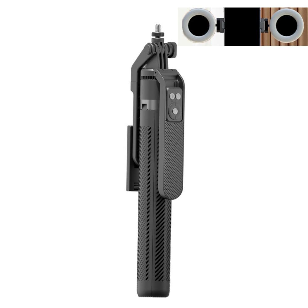 With LED Lamp Telescopic Selfie Stick Four Legged Selfie Stick Stand Live Broadcast