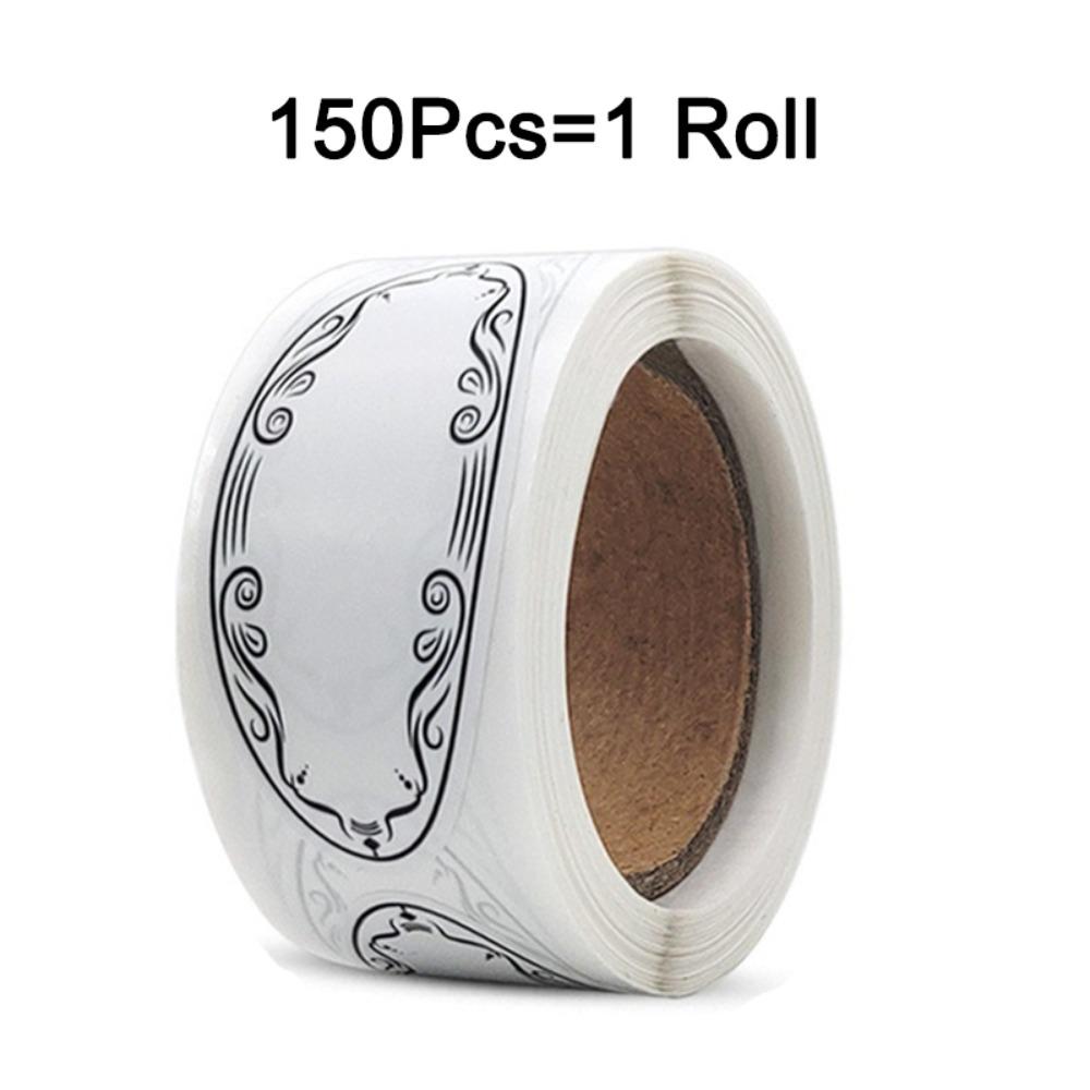 150Pcs/Roll Oval Food Storage Stickers Bottle Labels  for Fridge&Freezer Storage Organizer
