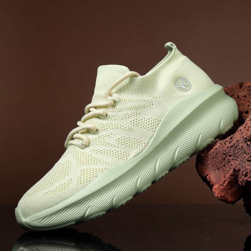 

Summer new socks casual running shoes platform dancing fashion flying woven breathable sports shoes men s live broadcast 39