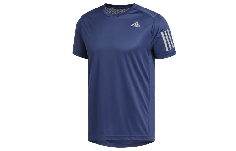 Adidas T Shirts Men s Navy Blue Crew Neck Moderate Straight Fit FL6945 M