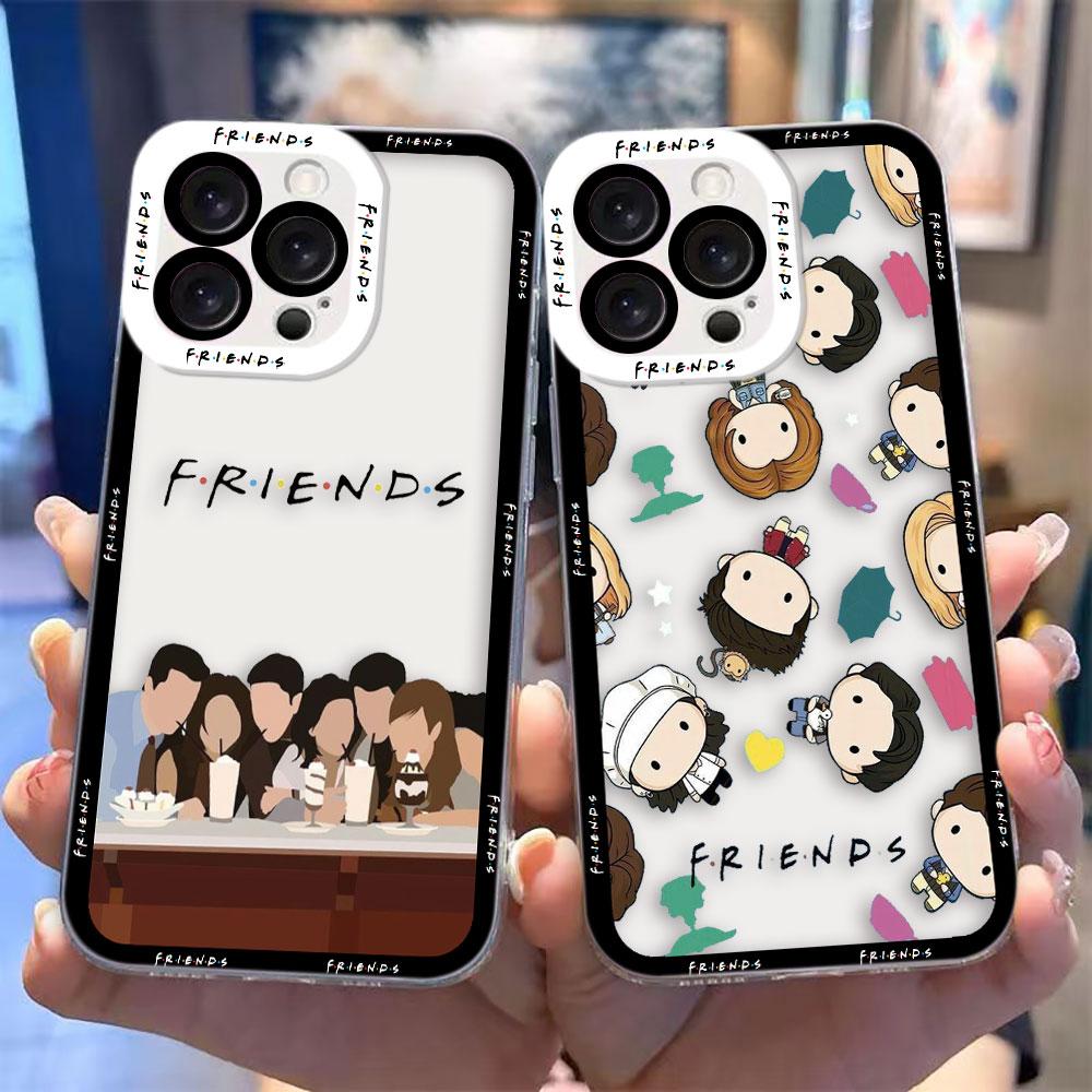 Comedy Friends TV Show Clear Phone Case For Samsung Galaxy S26 S25 S24 S23 S22 S21 S20 FE S10 PLUS S30 S11 S11E ULTRA EDGE Case