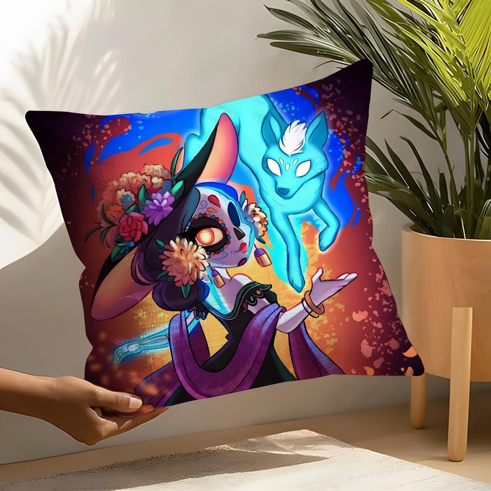 Festival DDia de Muertos  Pillow Case Linen Cushion Covers For Decorative Sofa Home Pillows Case Car Chair Pillows Cases
