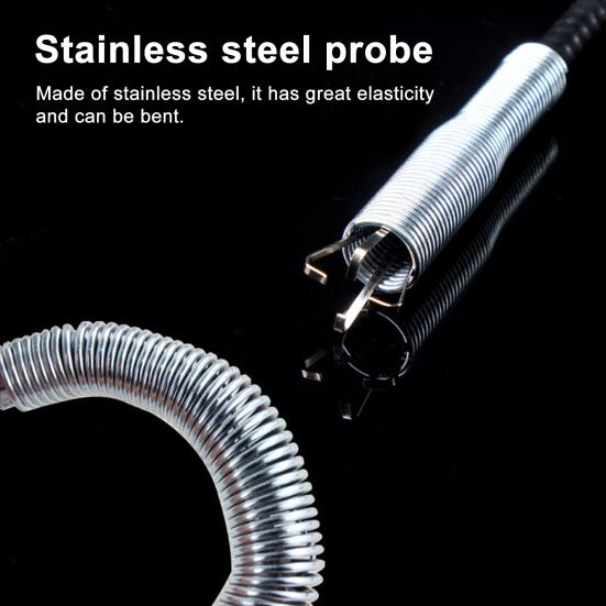 Pipe Cleaner Grabber Tool Easy Claw Pick Up Flexible Metal Tubes 0.7cm Diameter 4 Claws Metal Tube Grabber