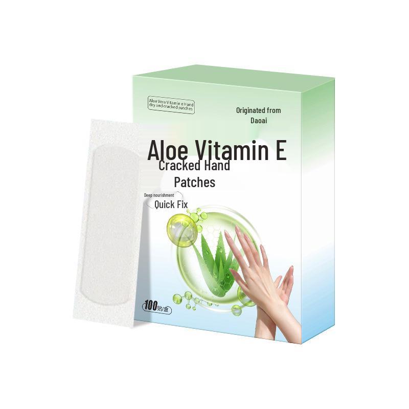 

Патчи против трещин с алоэ вера и витамином Е для сухих рук и ног – Дышащая лента для пяток высокой вязкости для ухода за руками и ногами.