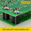M5 Black Washer Hollow Pass-Through ABS Gasket Spacer, PC Board Isolation, Round Hole Sleeve Insulation Support Post.