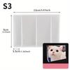 Love Heart Square Photo Frame Epoxy Mold for DIY Craft Resin Jewelry Making Silicone Mould
