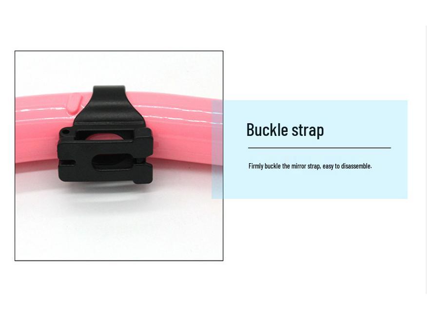 Unisex Adult Large Frame Silicone Diving Mask & Snorkel Set