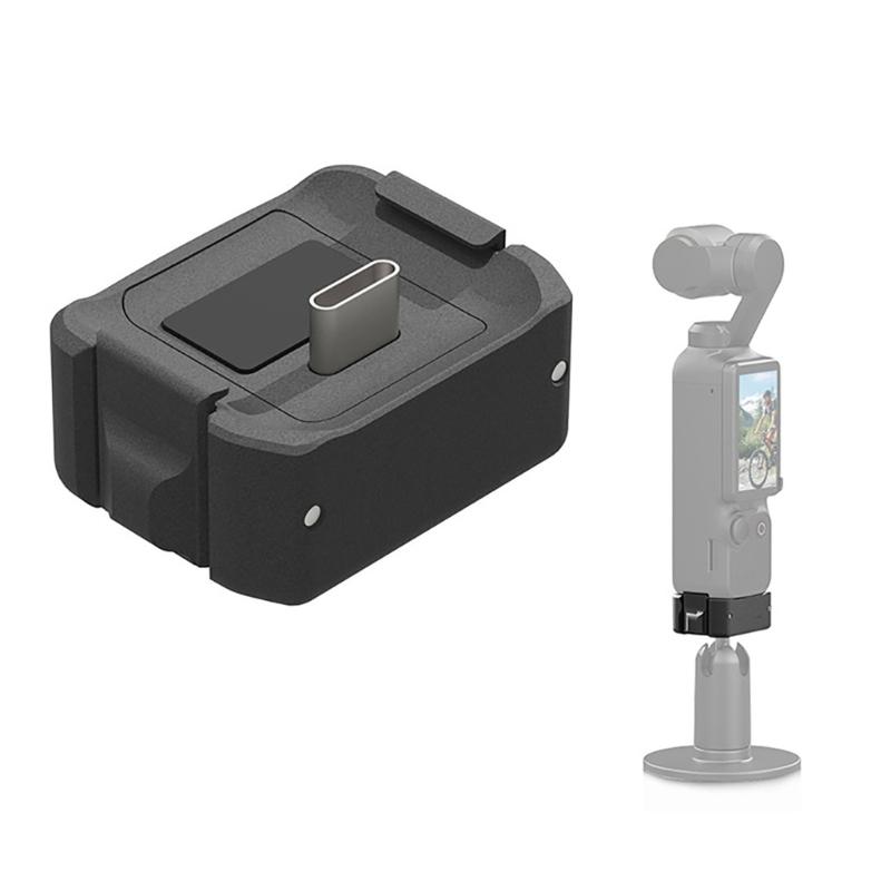 Charging Base for Pocket 3 Type-C 1/4 Mount Adapter Potable Gimbal Camera for Pocket 3 Camra Accessories