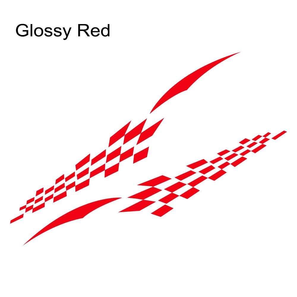 Car Side Body Stickers Scratches Lattices Racing Sport Style Decor Decals Cover Vinyl Film Dcoration Auto Tuning Accessories