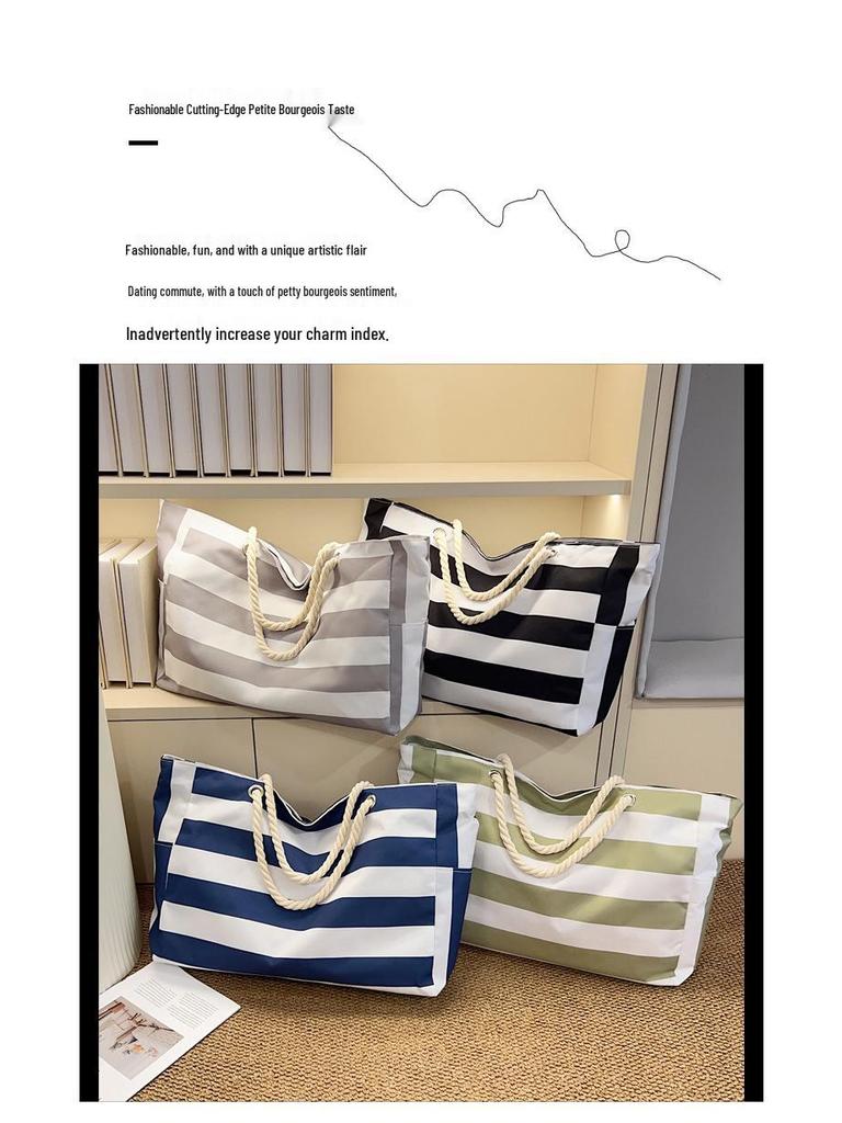 Women's 2025 High-Capacity Cross-border Beach and Travel Tote