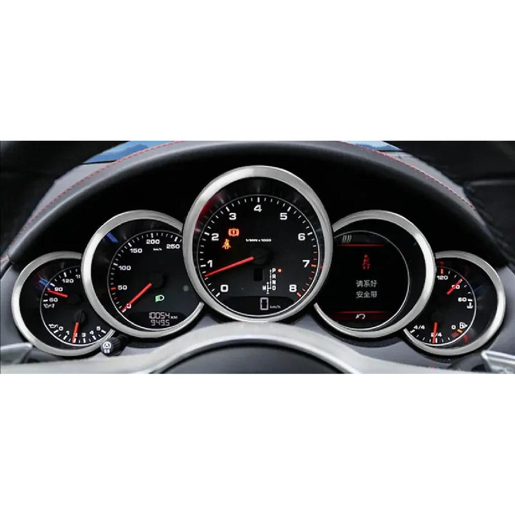 Interior Accessories For Porsche Cayenne 911 Panamera 2010-2015 2016 Car Dashboard Cover Trim Carbon Fiber Style Parts