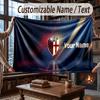 Custom Name Flannel Throw Blanket Bologna FC Pattern Warm Home Decoration