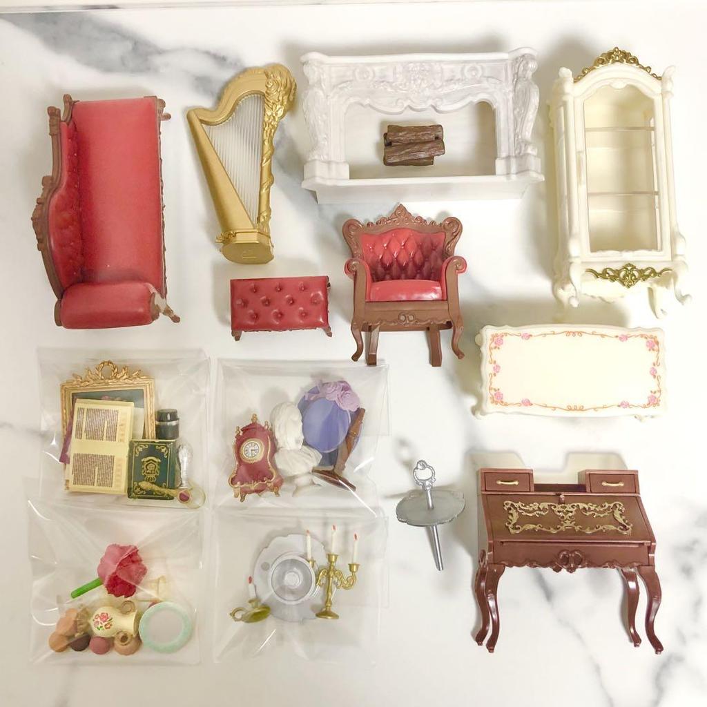 [USED] Re-Ment Petit Sample Series Palace of the Rose Kingdom Miniature