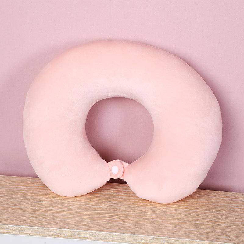 Travel U-shaped Cervical Pillow Plain Nap Pillow Company Opening Activities Creative Gifts