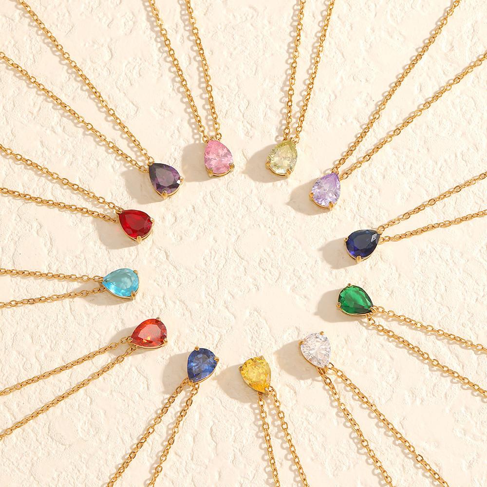 No Ip Rostfritt Stål Hängande Hänge Halsband Med Flerlagerskedja För Damer Elegant Bärande