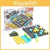 Fesselndes und buntes Intelligenzspiel für Kinder, Tisch-Murmel-Hüpfball-Set für lustige Familien-Spieleabende