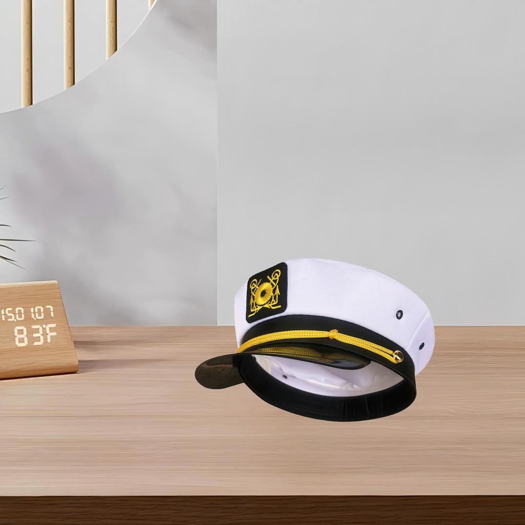 Yacht Hat,Sailor Hat,hat,Navy Marines Costume Accessory For Adult Men Women