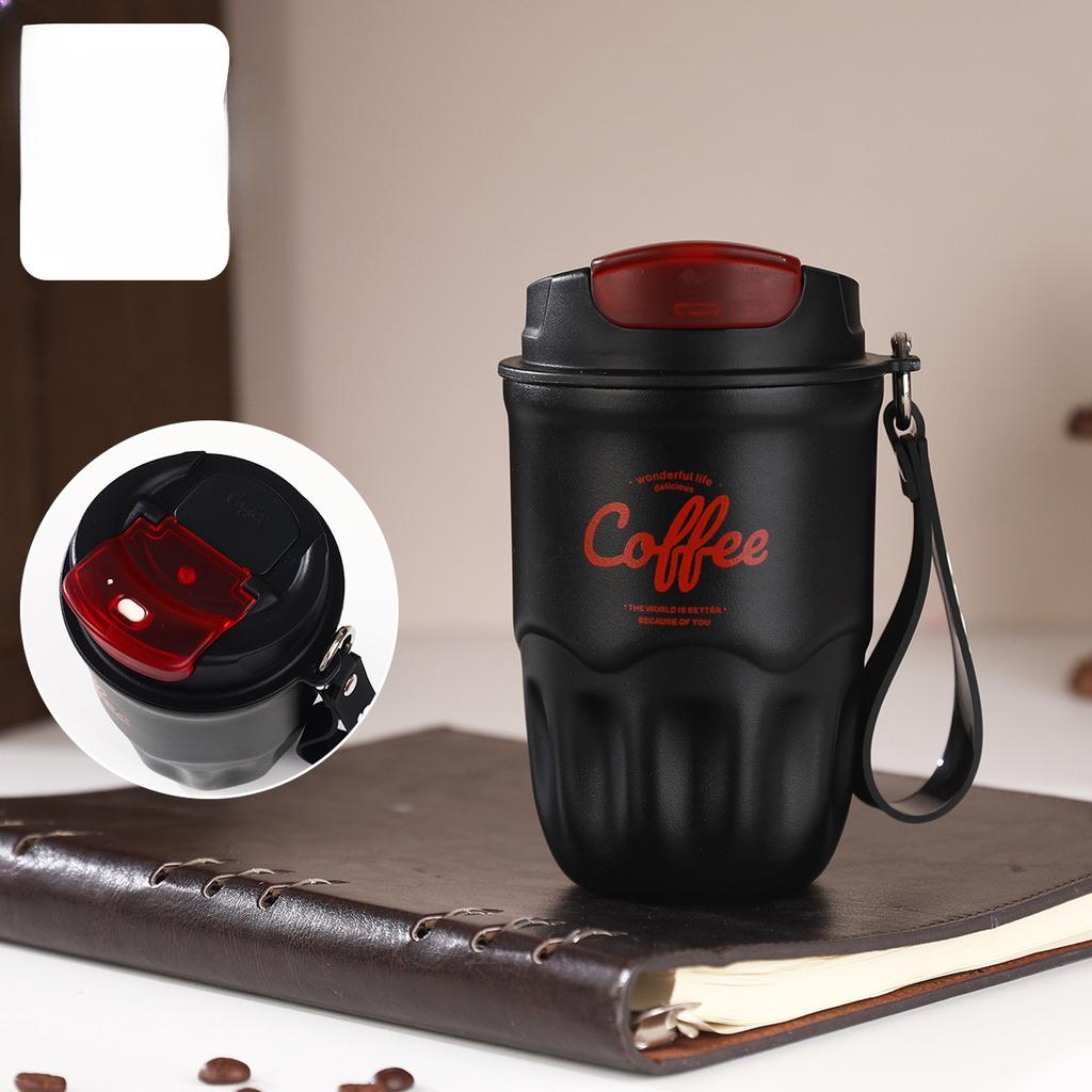 Intelligent Temperature Measuring Hand To Improve The Value of Mug 316 Stainless Steel Coffee Cup Household Heat-resistant Portable Water Cup
