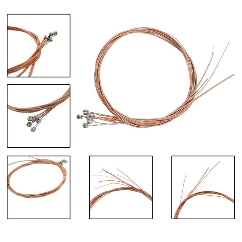 Remplacement de cordes de guitare folk Cordes de guitare acoustique Partie Ensemble de 6 cordes
