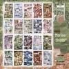 Retro Style Die-cut Sticker Book: Versatile Creative Journal & Card Decoration Stickers