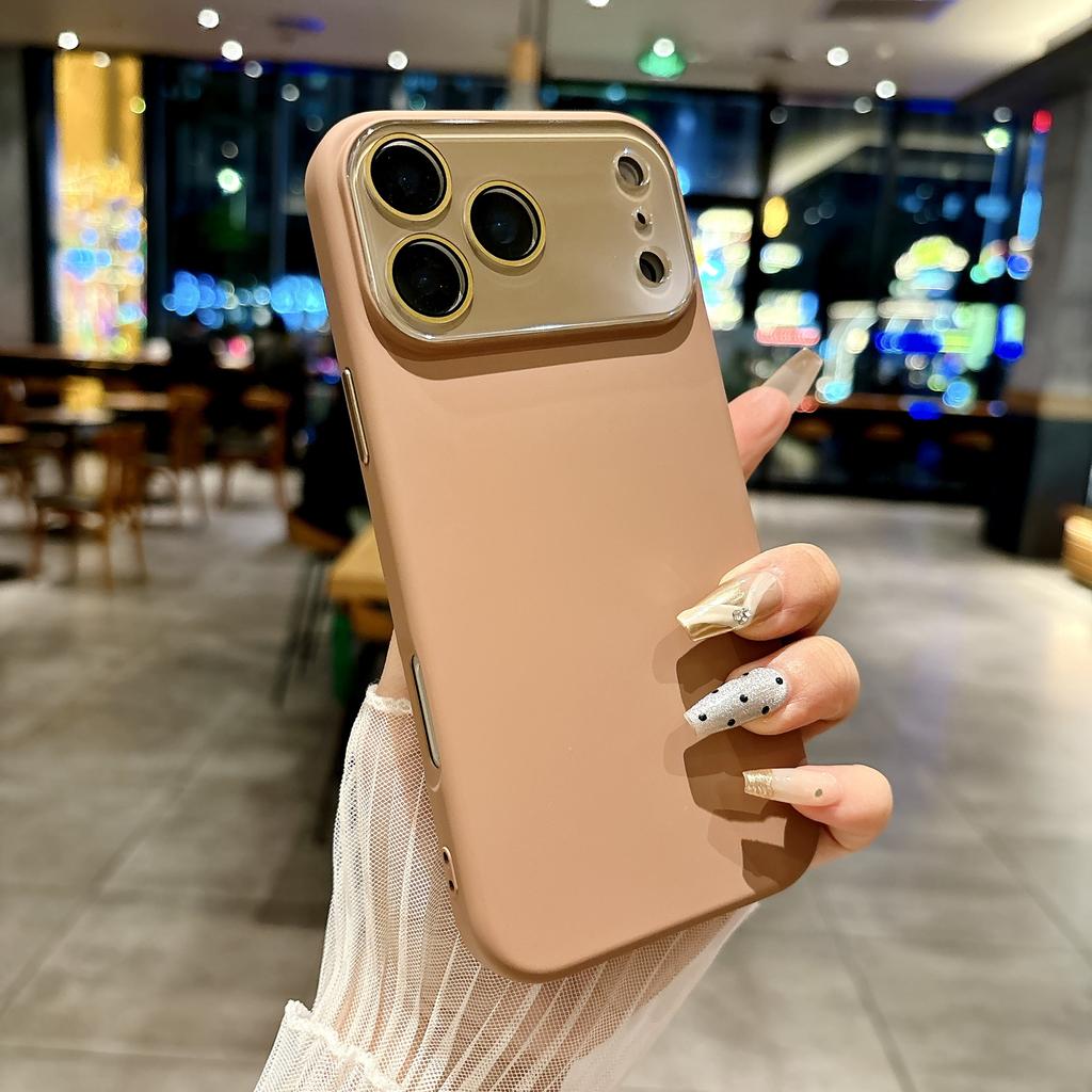 New Liquid Silicone Crystal Lens Film Case For iPhone 17 Air 16 15 14 13 12 11 Pro Max Plus Camera Protection Matte Soft Cover