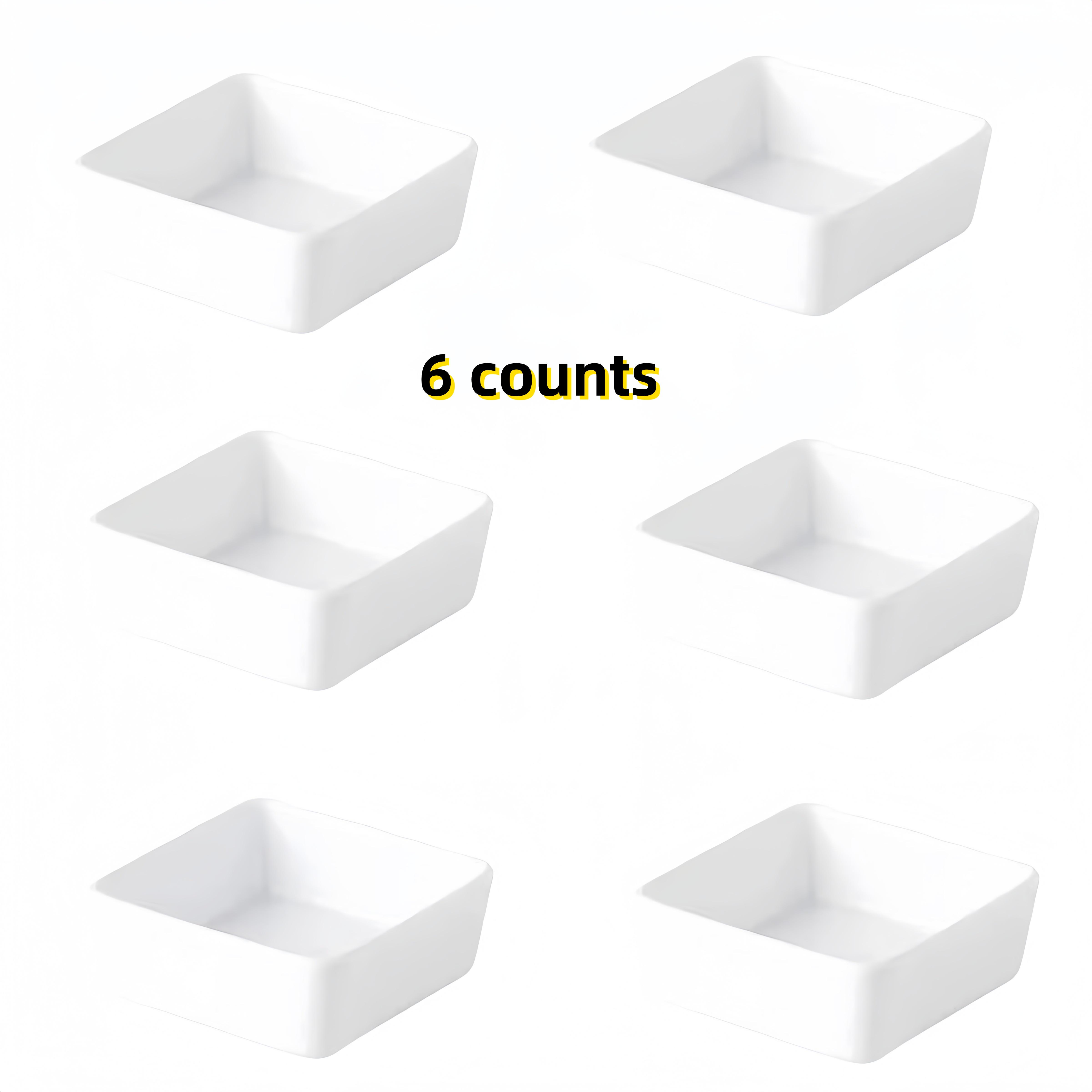 

Ceramic white square dish platter, plate, snack side dish plate, hotel-level restaurant, molecular cuisine, sauce, flavor plate