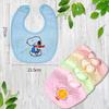 6-Layer Cotton Baby Bib - 360° Absorbent Gauze, Korean Style