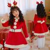 Santa Costume for Santa Santa Santa Christmas One Santa Fluffy New School Set [CSILOVEE] Kids, Claus, Cosplay, Clothes, Costume, Kids, Girls, Piece,