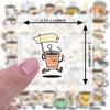 35-100pcs Cartoon Coffee Cup Stickers Waterproof Graffiti Diy For Scrapbook Laptop Water Bottles Coffee Shop Label Stickers
