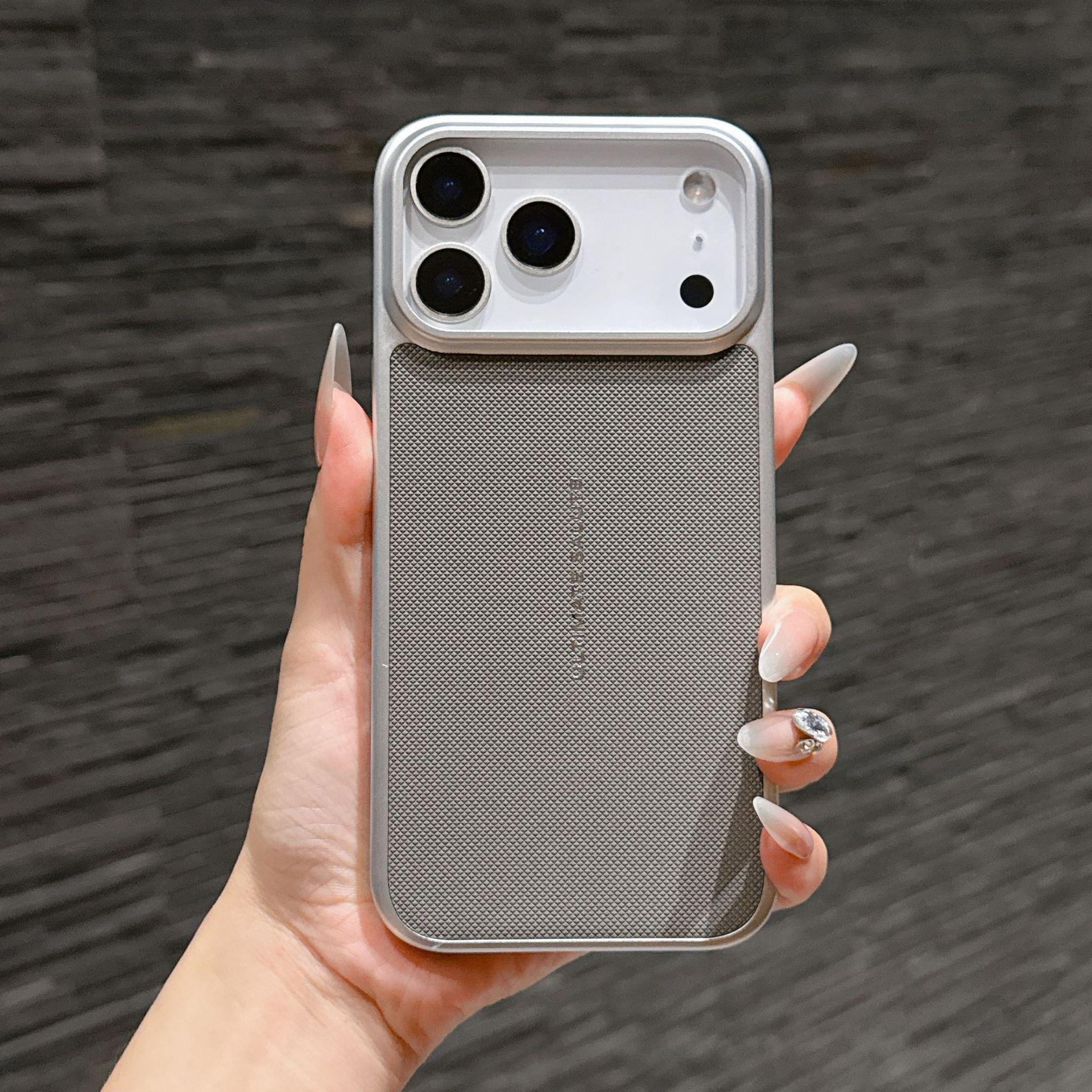 

iPhone 17 PM Simple Magnetic Shockproof Case for Apple 16 Pro Max and 15 PM with Large Window 16
